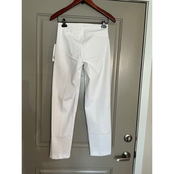 LuLu B Relaxing Fun Colorful Pull on Skinny Pants AnKle Length Sz 2 White *** - Picture 3 of 4